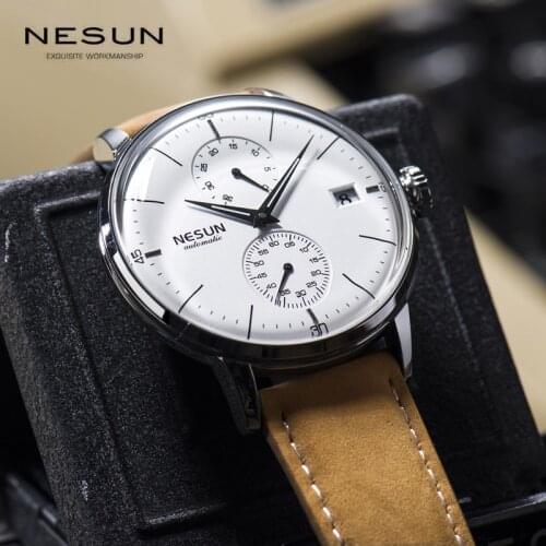 Switzerland Men Mechanical Wristwatches Nesun Automatic Watch Men Luxury Brand Datejust Fashion Clock Man Gift Relogio Masculino