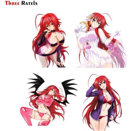 Three Ratels FC568 HIGH SCHOOL DXD Rias Gremory Render Decal Anime Sex Girl Stickers For Mercedes