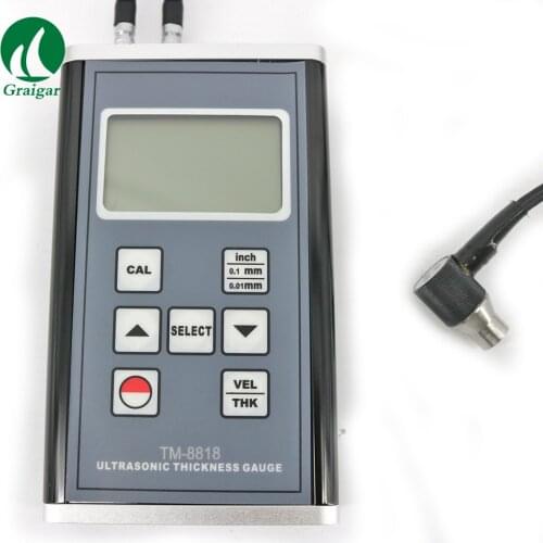 TM-8818 Ultrasonic Thickness Meter Digital Thickness Gauge TM8818 Thickness Tester Bidirectional measurement