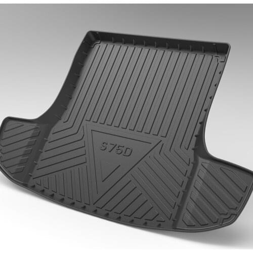TPO+TPV Special No Odor Rear and Front Cargo Carpet Waterproof Rubber Car Trunk Mat for Tesla MODEL 3 MODEL X 7 Seats S75D