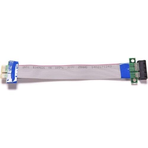 Extension Ribbon for Bitcoin Miner JETTING New PCI Express Flex Relocate Cable PCI-E 1X to 1x Slot Riser Card Extender
