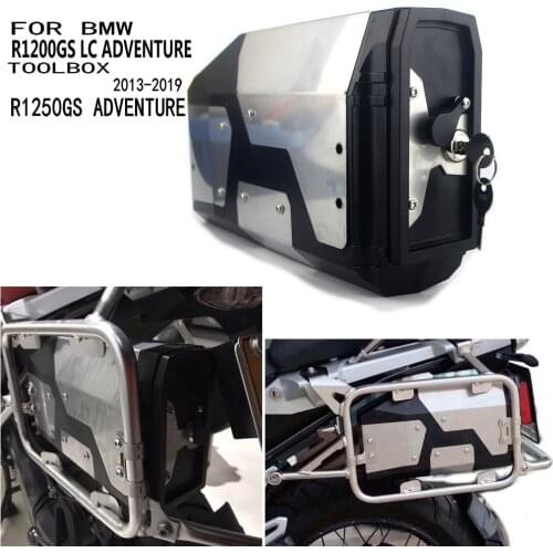 Tool Box For R1250GS R1200GS LC & ADV Adventure 2014 2015 2016 2017 2018 2019 forR1200GS Left Side Bracket Aluminum Box