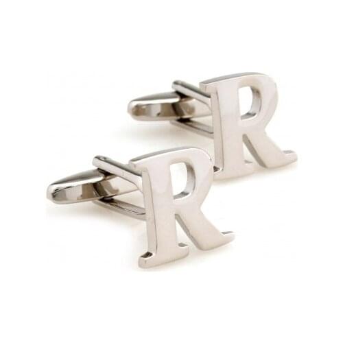 Letter R Cufflink 15 Pairs Free Shipping