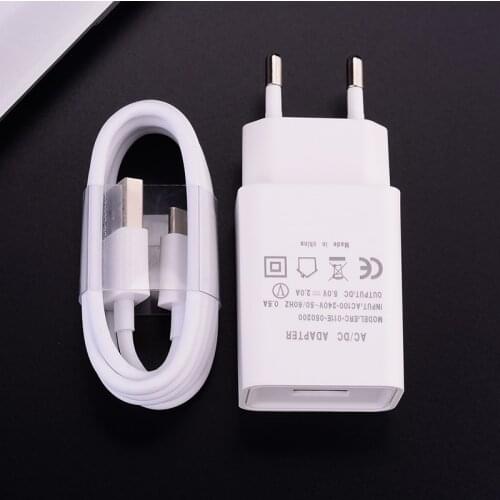 Type C Micro usb Charger Charging cable For Samsung Galaxy A30S S8 S9 Huawei P Smart Z Xiaomi Redmi 9A 5V 2A Wall Fast charger