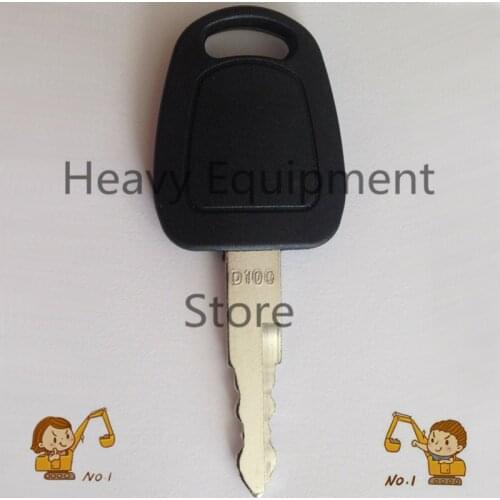 1 Piece D100 Key 110702-00151 For Daewoo Terex Doosan Excavator Heavy Equipment F900 ELI80-0125