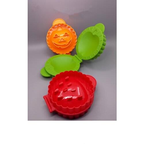 1PC Manual Hand Press Apple Strawberry Pumpkin Fruit Pie Cookie Mold Halloween Cake Mould PD 009