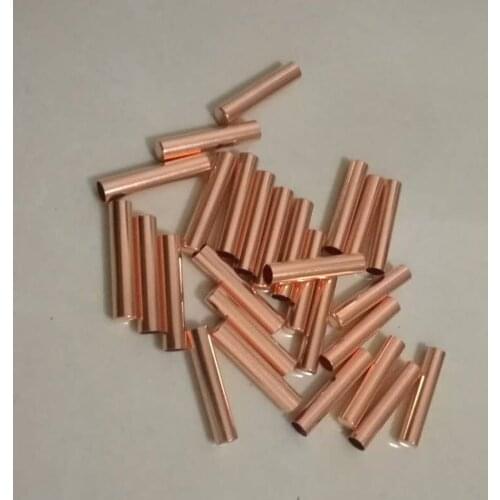 5mm*25mm One End Closed NTC temperature sensor probe protection shell PT100 DS18B20 Pure copper tube