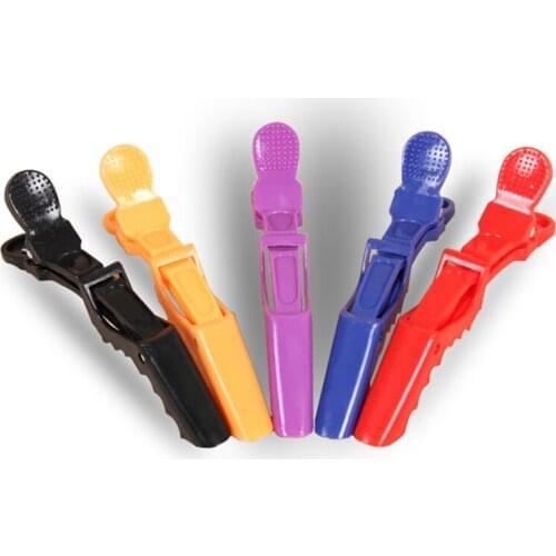 6Pcs Hairdressing Tools Crocodile Hair Clips Claw Clamp Clips Salon Supplies MH88