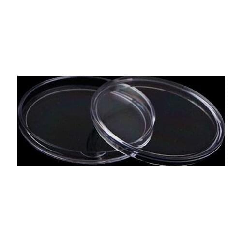 60 Pcs Clear Round 41mm Direct Fit Coin Capsules Holder Display Collection Case With Storage Box For 1 oz American Silver Eagles