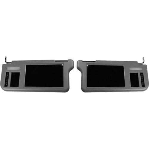 7 Inch Car Sunvisor Interior Rear View Mirror Screen Lcd Monitor DVD/VCD/AV/TV Player Rear Camera Sun Visor