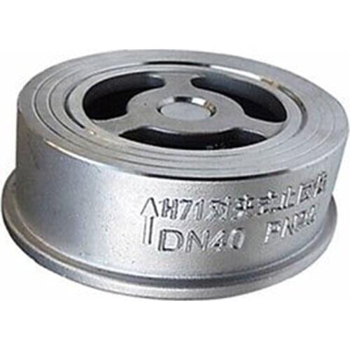 DN32 1-1/4" 304 Stainless Steel Wafer Check Valve Non-return One Way Valve