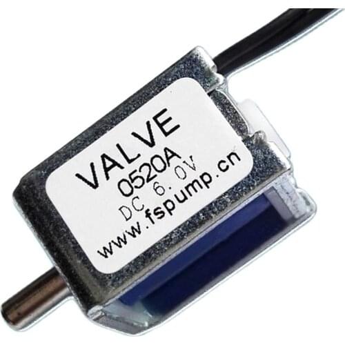6V/12V Mini Electromagnetic Solenoid Valves Normally Open DC Exhaust Solenoid Valves for Electric Air Valves