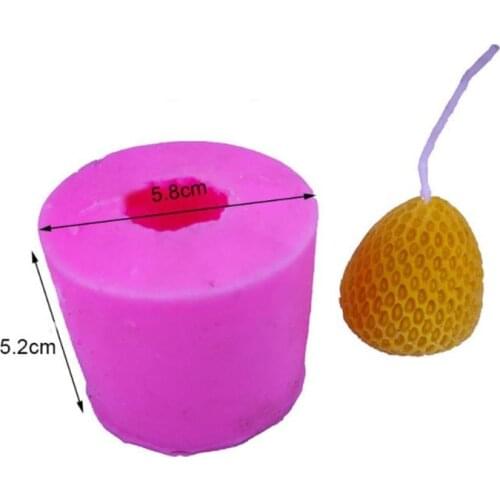 DIY strawberry Soap Mold Silicone Mold Baking and Pastry Tools Cake Decoration Tools
