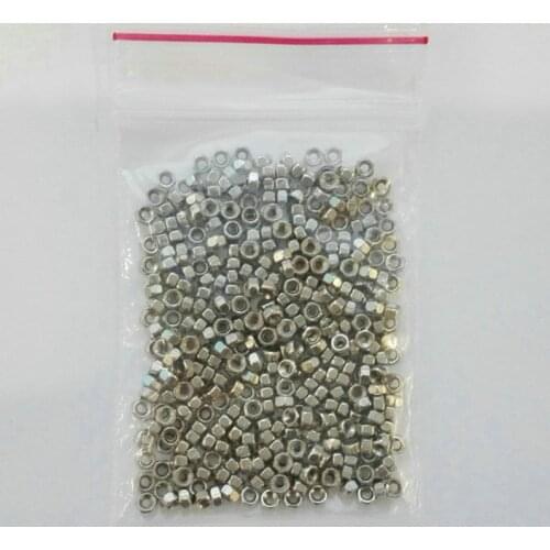 200Pcs 1.4mm Nut Eyeglasses Glasses Spectacles Repair Screw Nuts Tool Part