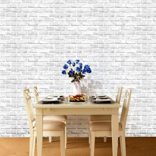 Brick Self Adhesive Peel and Stick Wallpaper Home Decor Vintage Brick Wallpaper for Living Room Home Improvement Wallpaper Roll