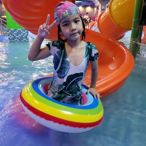 Girlsswimsuit, swimming pool hot spring in the big one-piece easy-to-wear swimsuit KS023