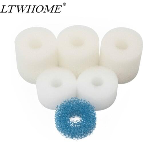 LTWHOME Foam Fine Filter Pads Set Fit for Eheim Cartridges Aquaball 2208 2210 2212 / 60 130 180