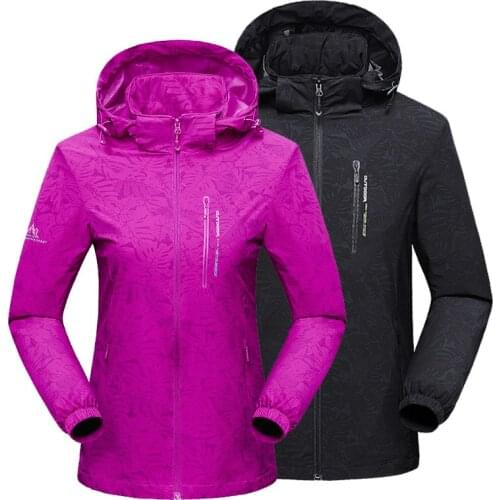 Men & women Thin Hiking Jacket Spring autumn outdoor raincoat waterproof Windproof Single Layer Parka mountaineering Jacket