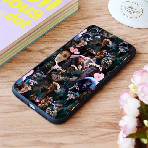 For iPhone Klaus Hargreeves Collage Print Soft Matt Apple iPhone Case 6 7 8 11 12 Plus Pro X XR XS MAX SE