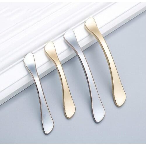 New Modern Simple Aluminum Alloy Furniture Door Handle American Style Golden Cupboard Drawer Closet Knob Home Decoration