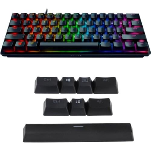 OEM Profile PBT 6U Space Keycap Backlight Keycap for cherry MX Mechanical Keyboard for razer Coolermaster