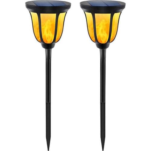 Retro outdoor solar garden Lamp Flickering Flames Torch light Waterproof Streetlight Retro Decoration Landscape pathway Light