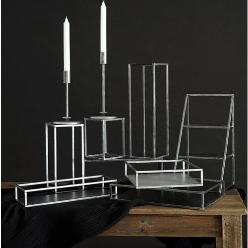 SWEETGO geometry Storage Racks Makeup Organizers tray 1 piece decoration 3 tiers Shelves frame Toothpaste Holders cake stands