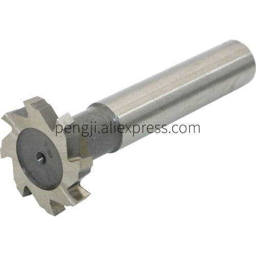 T-Slot Milling Cutters 3/4/5/6/8/10mm Depth 35mm Cutting Dia HSS Shank Diameter 16mm High Speed Steel T Slot End Mill