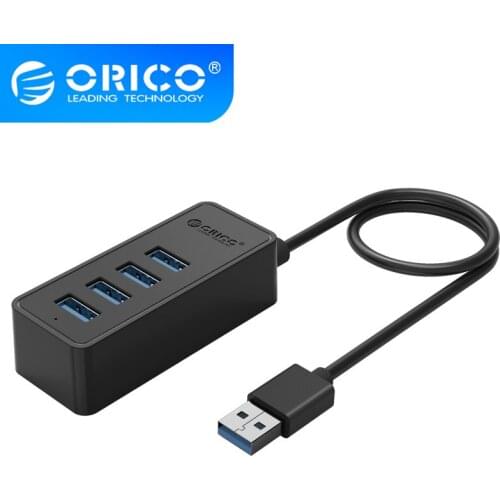 USB3.0 HUB High Speed 4 ports for Desktop Laptop with Phone -Black/White(ORICO W5P-U3-100)