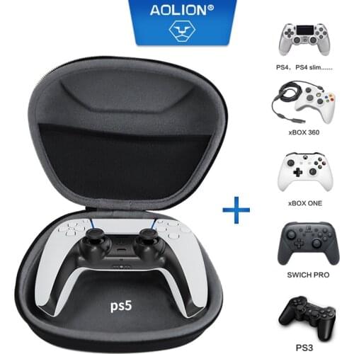 Aolion EVA Hard Gamepad Carry Case for PS5 PS4 Storage Protective Bag For Nintendo Switch Pro/XBOX ONE Series S X/SLIM/Elite 1 2