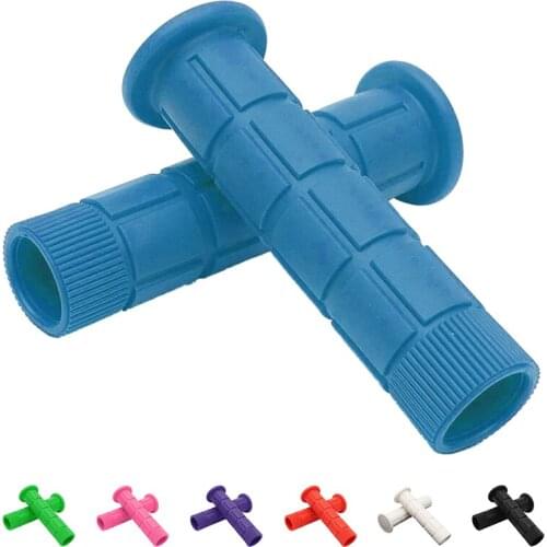 1 pair Bicycle Handle set Mushroom Grips BMX For Boys and Girls Bikes purple