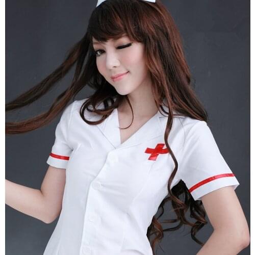 2 colors white nurse dress pink nurse dress nurse cosplay costume doctor cosplay uniform costume for women