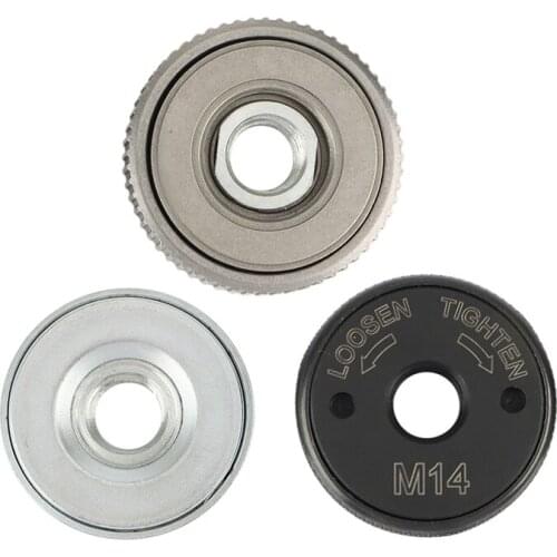 3 PCS Angle Grinder M14 Threaded Inner And Outer Flange Nut Set Quick Release Nut Power Replacement