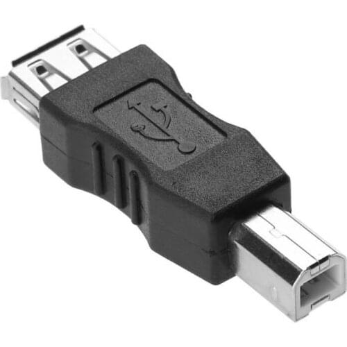 USB PRINTER ADAPTER CONVERTER A FEMALE TO B MALE F/M