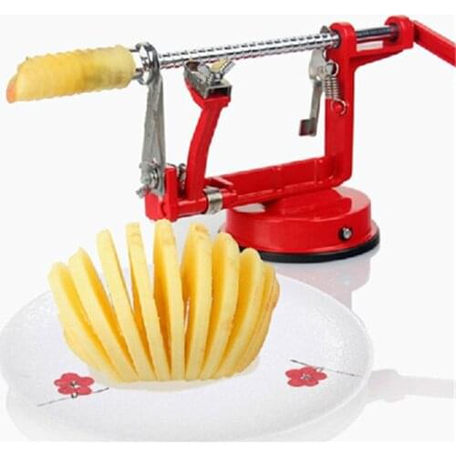3 in 1 Steel Fruit Potato Apple Machine Peeler Corer Slinky Slicer Cutter Bar Home Hand-cranked Clipping Fruit Potato Peeler