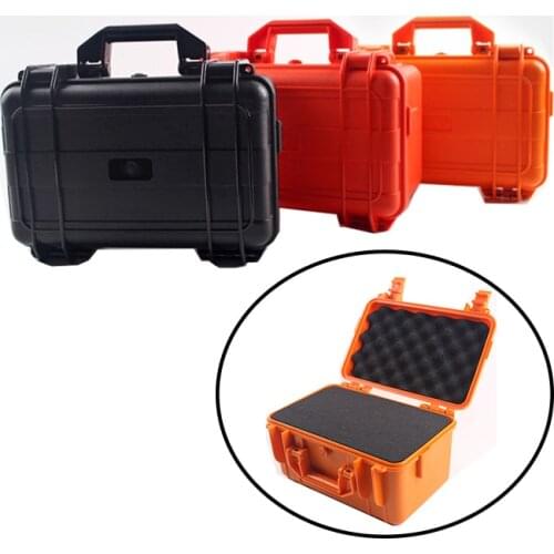 ABS Plastic Tool Box Outdoor Tool Case Impact Resistant Safety Case Lens Storage Box Equipment Instrument Storage Container