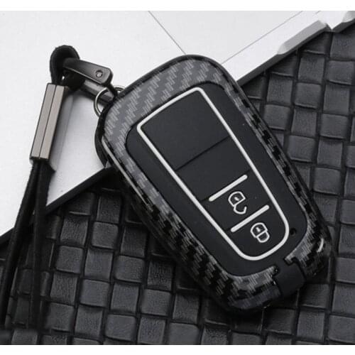 Zinc alloy Car Key Case Cover For Toyota Land Cruiser Prado Camry Prius Crown CHR C-HR Fortuner Land Cruiser 200 LC200 key bag
