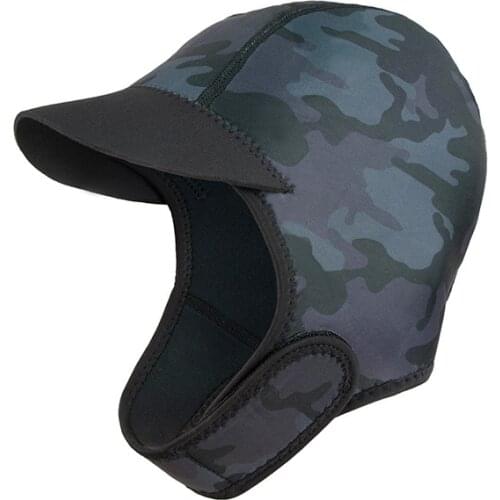 Diving headgear warm cold wear-resistant outdoor sunscreen quick-drying surfing snorkeling winter swimming swimming cap 2MM