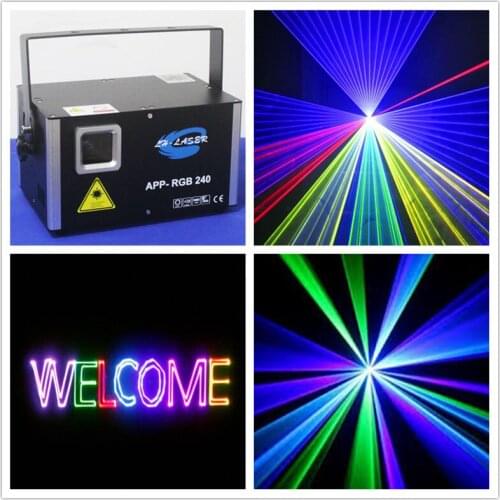 Intelligent Mobile Control Laser Light Show Projector Stage Lighting Wedding DJ Bar Disco Effect Lights