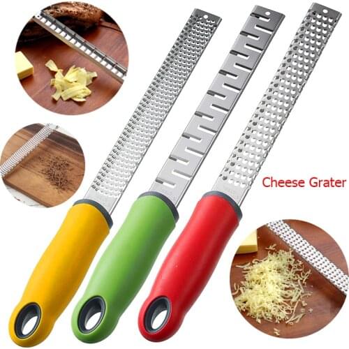 Multifunction Stainless Steel Cheese Zester Lemon Zester Fruit Peeler Shredder Microplane Spice Grater Fruit Vegetable Tools