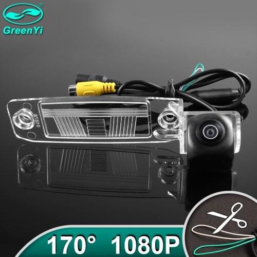 GreenYi HD AHD 1080P 170 Degree Fisheye Lens Vehicle Rear View Camera For Kia Sportage-R 2010 2011 2012 2014 2015 2016 Car