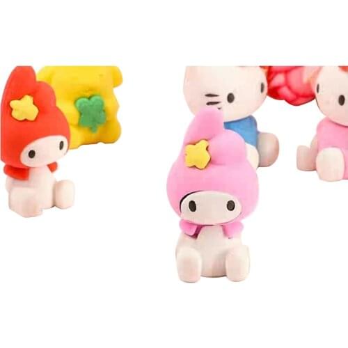 Super Kawaii Girl Style School Eraser Lovely Stationery Eraser Correction Tools for Supermarket Kids Stationery