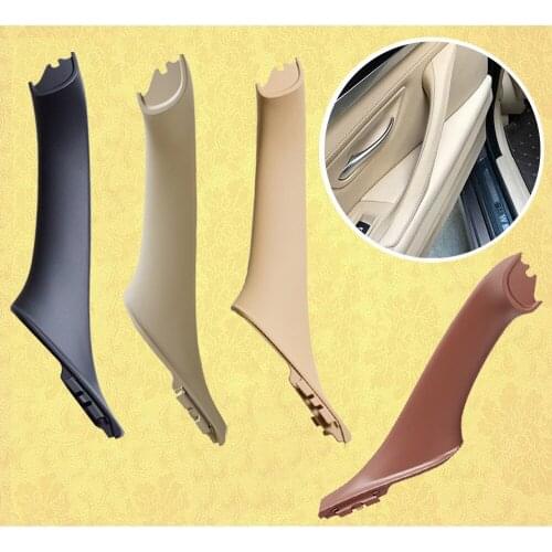 Beige Black Car left right inside Interior Handles Inner Door Panel Handle Pull Trim Cover For BMW 5 series F10 F11