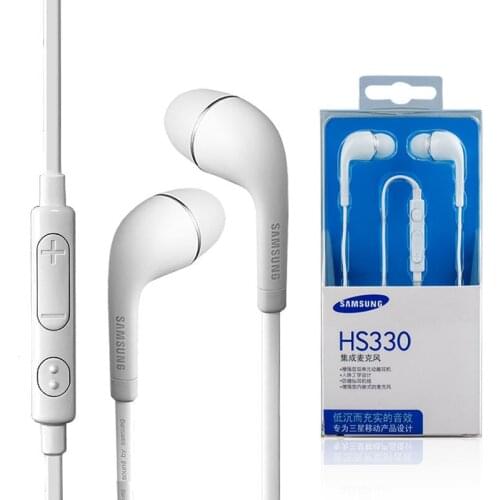 Samsung HS330 Earphones with mic Volume Control 3.5MM In-ear headphones For S10 S9 S8 Note 4 5 8 9 A30 A50 A31 A51 Xiaomi Huawei