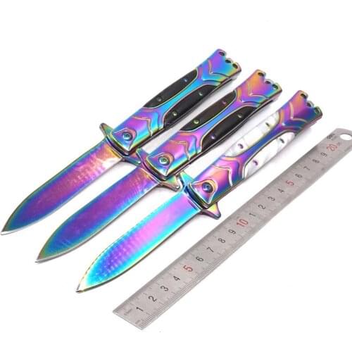 Outdoor Folding Pocket Knife Tactical Survival Knife 3Cr13 Blade 56HRC Hunting Knives EDC Camping Tools Multitools