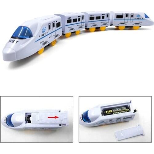 Realistic Train Toy CRH Train Toy Toy Connected Train Learning Crawl Plastic Train Toy Low Noise Developmental Learning Toy P31C