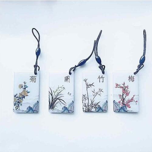 30pcs RF proximity EM card Chinese Style Key Fobs RFID Token Tags 125kHz TK4100/EM4100 chips waterproof shape card