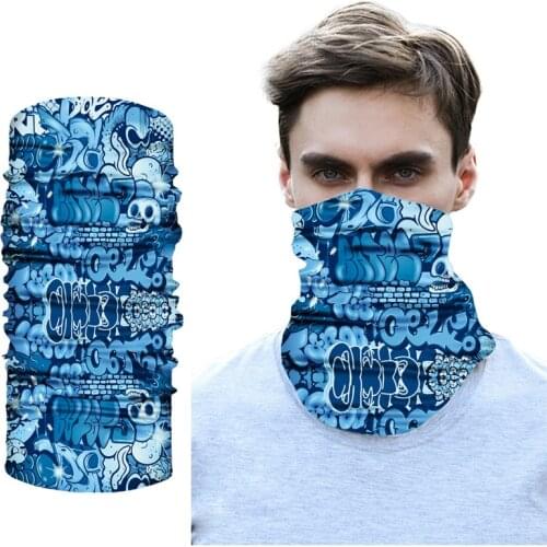 Unisex Head Face Neck Gaiter Tube Bandana Scarf For Outdoor Cycling Dustproof Elastic Half Face Scarves Buffs Bape