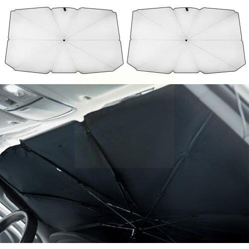 Foldable Car Windshield Cover UV Protection Sun Shade Umbrella Interior Front Folding Window Automotive Interior Protection N2U9