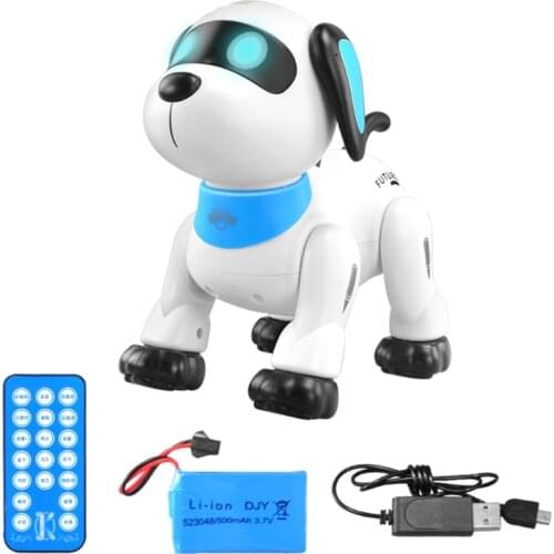 Remote Control Dog RC Robotic Stunt Puppy Voice Control Toys Electronic Pet Dancing Programmable Robot with Sound